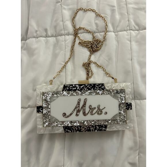 Like Dreams Handbags - Like Dreams "Mrs." Bride Purse